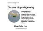 Chrome diopside jewelry | Exploring Unique Designs